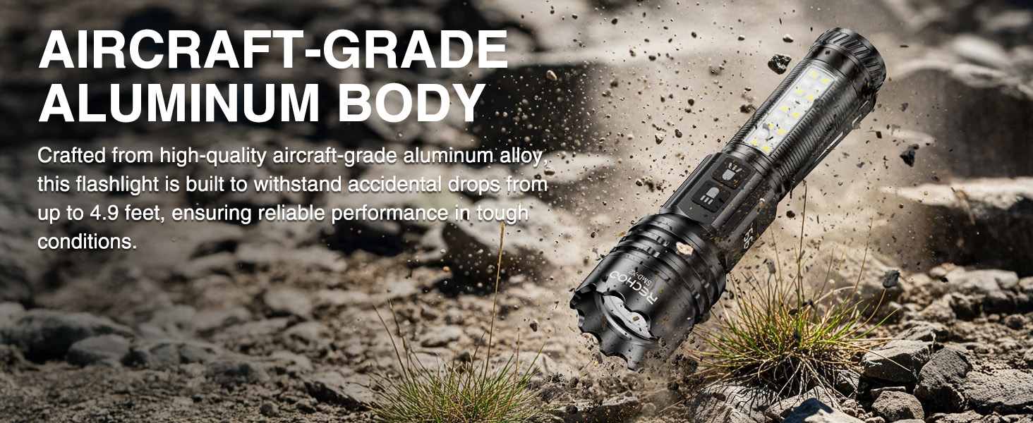 Durable pocket flashlights high lumens