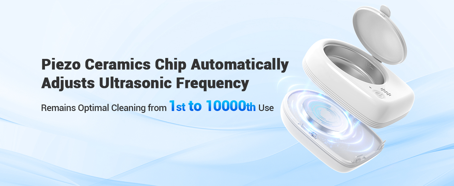 Ultrasonic Retainer Cleaner Machine dental cleaning pod compact portable cordless