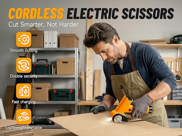 cordless electric scissors