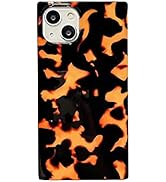 Reezaddin Square Tortoise Print Case Compatible with iPhone 14 Pro Max Box Design Slim Soft Full ...