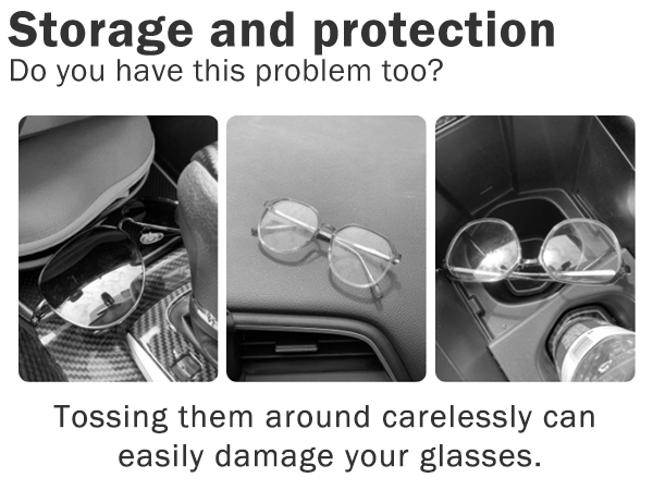 Sunglass Holder for Car Visor