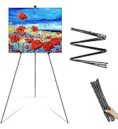 Falling in Art Display Easel Stand, 63