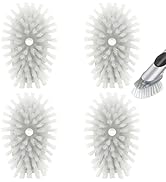 Brush Refills for OXO Dish Brush - 4 Pack Dish Brush Cleaning Soap Dispensing Head Replacement fo...