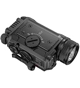 RovyVon GL4 Pro Rail-Mounted Flashlight 400 Lumens White Light, 300mW IR Illuminator, with Coaxia...