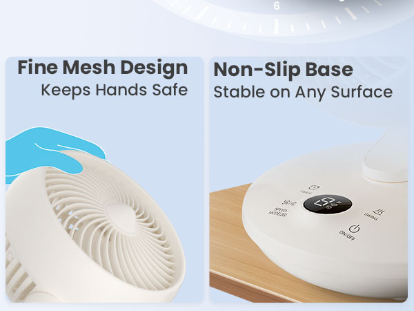 Fine Mesh Design Non-Slip Base