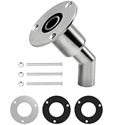 OCEANBROAD Stainless Steel 316 Thru Hull Exhaust, Fitting 24mm Hose Pipe Marine Exhaust Port for ...
