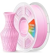 PLA+ Matte Filament 1.75mm, Soft Matte Finish, Reduced Layer Lines, 1KG (2.2lbs) 3D Printer PLA F...