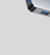 HKCMEMORY USB 3.0 Hub 4 Ports, USB-A and Type-C Power Port,USB-A Splitter Extender,Compatible wit...