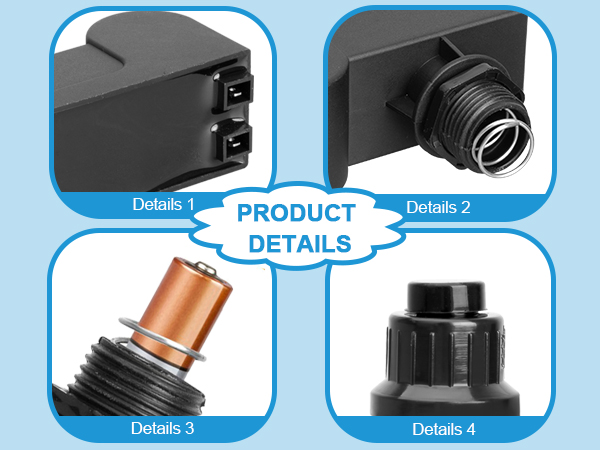 DHLG-12 Grill Igniters for Charbroil Ignitor Replacement, 2 Outlets AAA Battery Tact Push Button