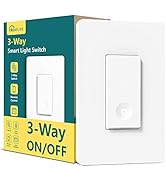 TREATLIFE 3 Way Smart Switch, 2.4GHz WiFi Light Switch Works with Alexa and Google Home, Neutral ...