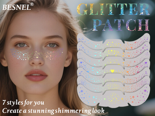 Glitter Freckles Makeup
