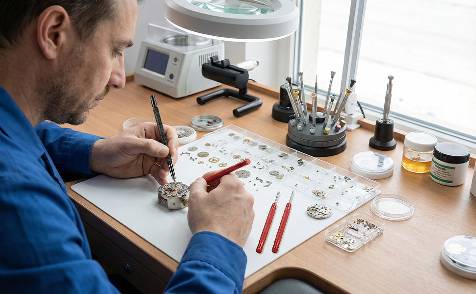 professional watch hand repair tool kit