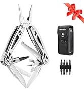 WETOLS Multitool Needle Nose Pliers,21-in-1 Stainless Steel Multi Tool Pocket Knife with Screwdri...