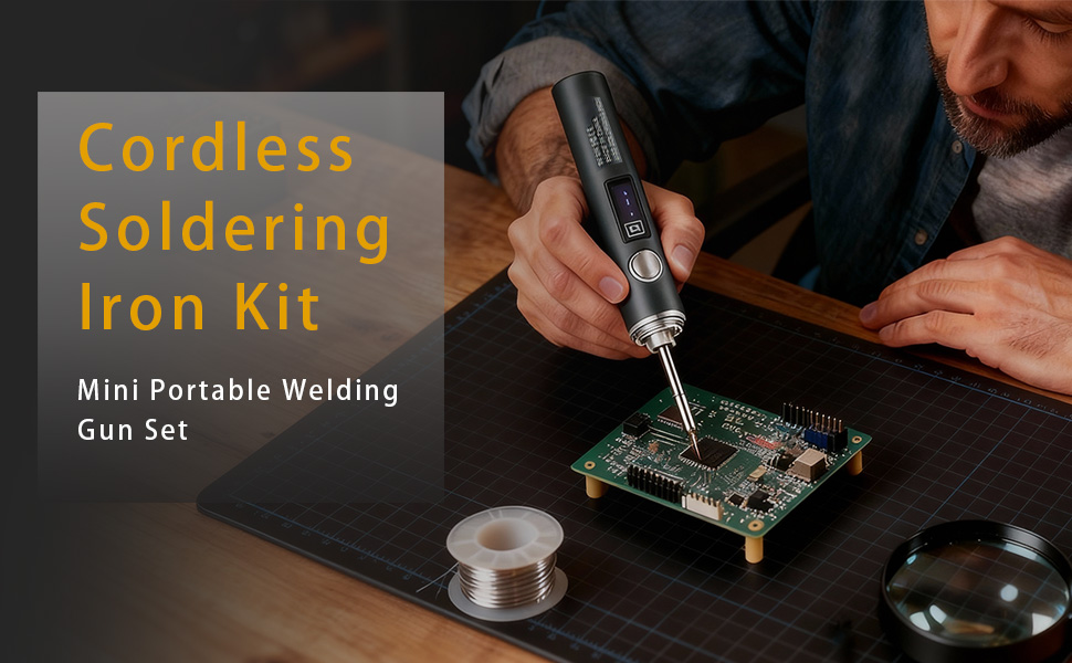 Cordless Soldering Iron Kit