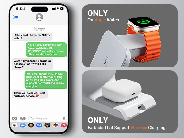 charging station for apple devices 3 in 1