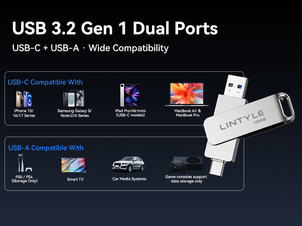 Swivel Design Thumb Drive for iPhone