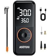 AstroAI L4 Tire Inflator Portable Air Compressor, 150PSI Portable Air Pump for Car Tires with Pre...