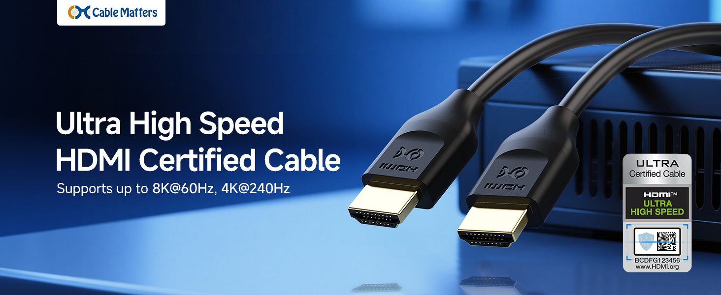 48Gbps 8K HDMI cable