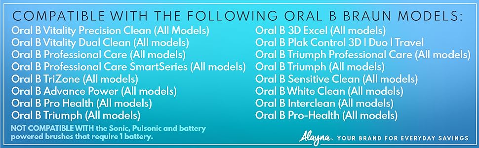 compatible with most oral b braun handles