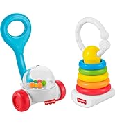 Fisher-Price Baby Toys Newborn Classics-Pack of Rattle Teether &amp; Sensory Activities for Developme...