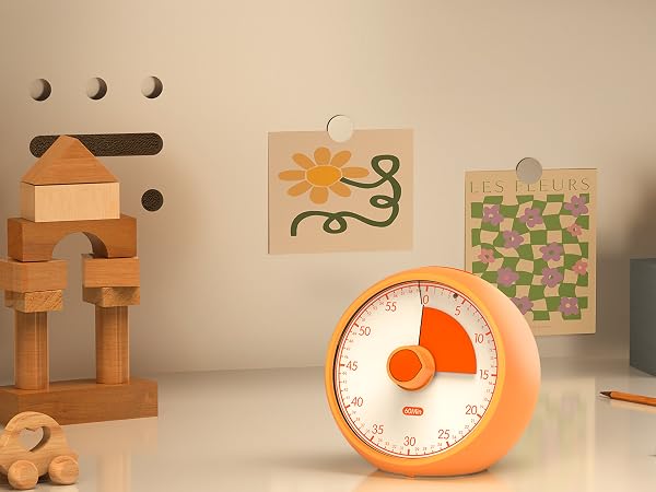 Watch time move with our visual timer for classrooms and homes, making time management engaging