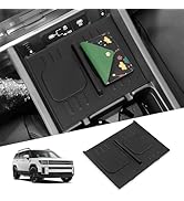 PIFOOG Wireless Charger Mat fit for Hyundai Santa fe 2025 2024 Accessories Silicone Car Center Co...