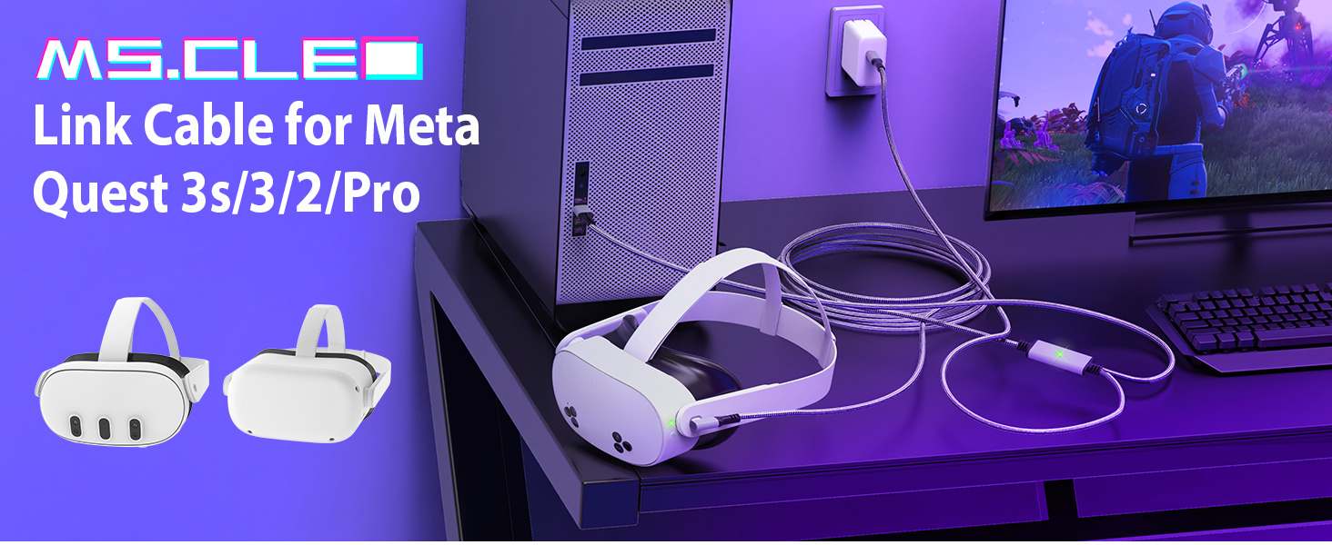 meta quest 2 link cable to pc