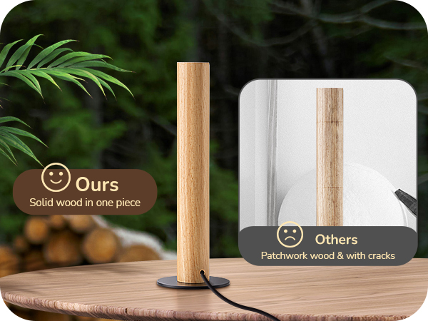 Solid Wood in One Piece