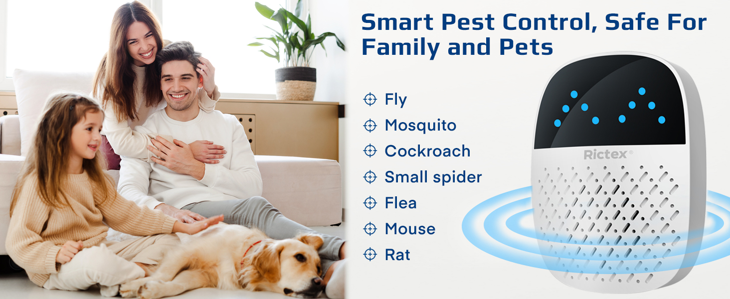  Rictex AI Ultrasonic Pest Repeller 1