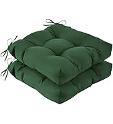 IASEAHK Outdoor Chair Cushions Set of 2, 19" x 19" x 5", Waterproof Outdoor Seat Cushions for Pat...