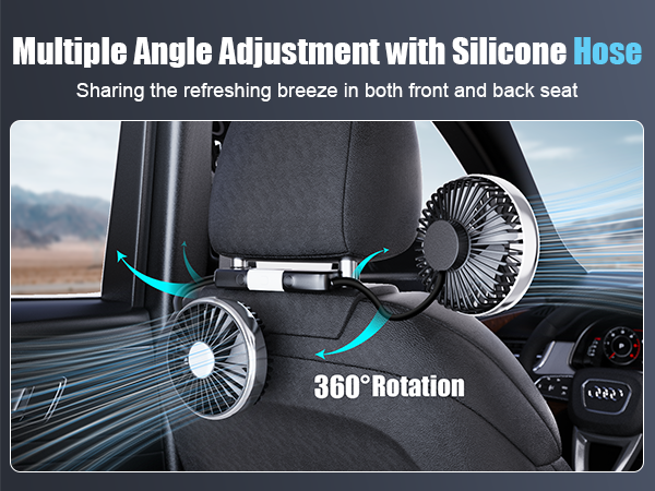 battery powered fan for car