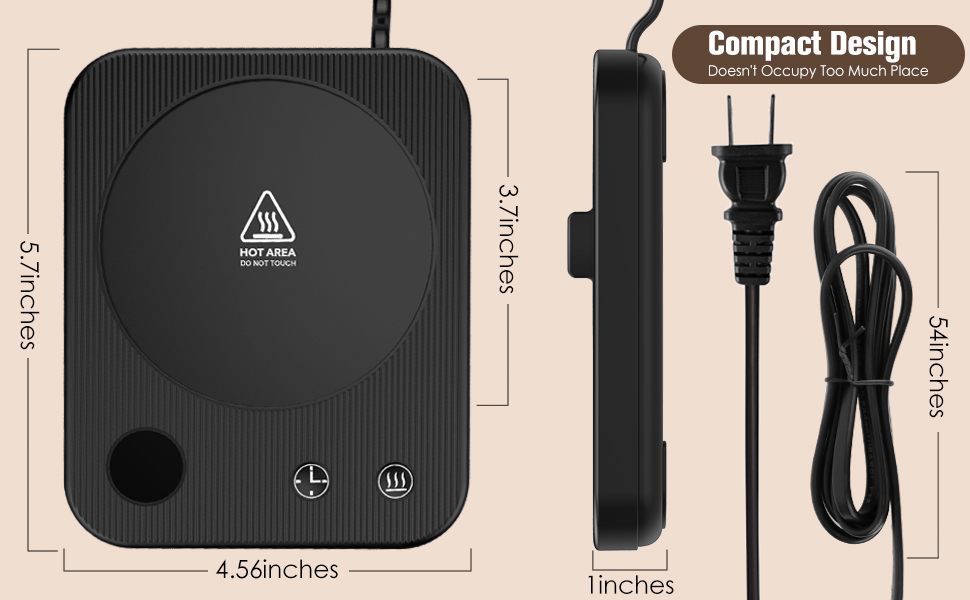 Coffee warmer for desk