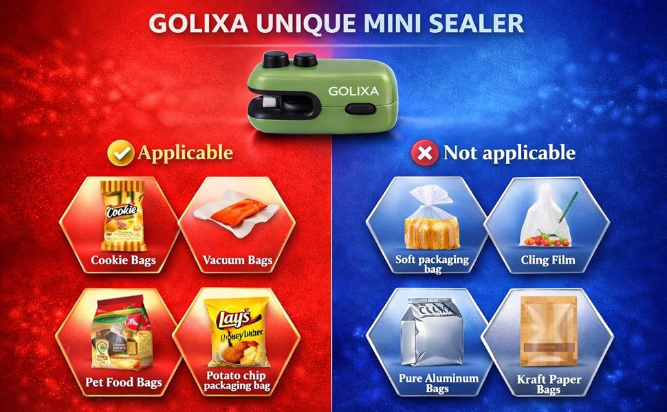 New 2026 bag resealer handheld and heat sealer for plastic bags.