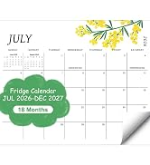 Magnetic Fridge Calendar