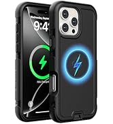 Follaroma for iPhone 16 Pro Max Case, Compatible with MagSafe, Heavy Duty Shockproof Protective C...