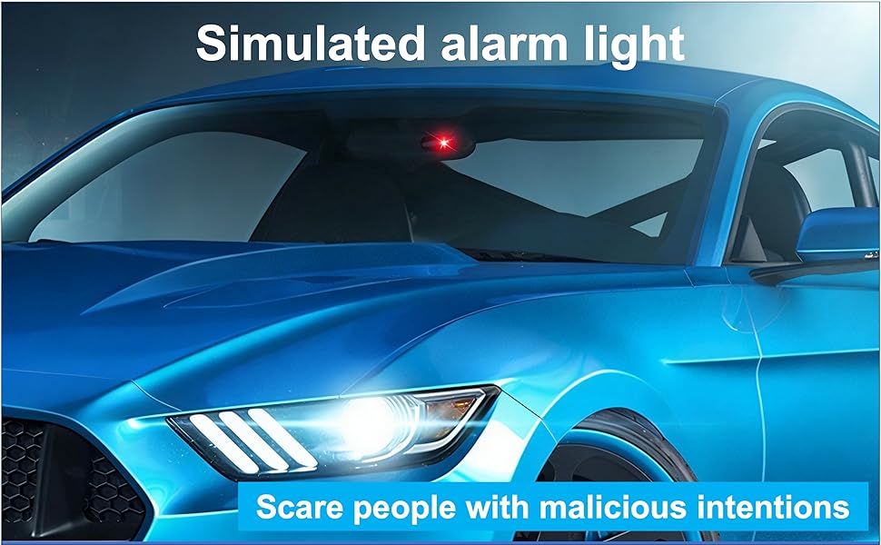 Simulated alarm light