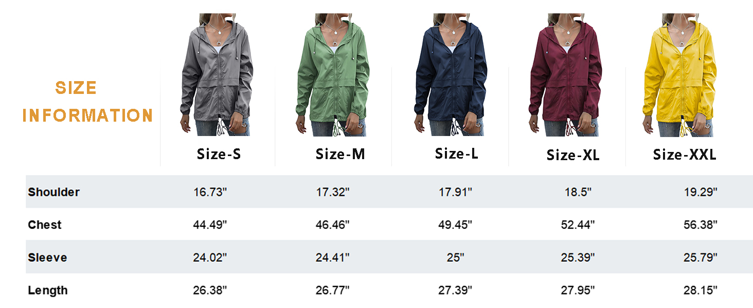 lightweight raincoat