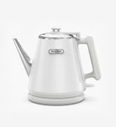 Hazel Quinn 1L Pearl White Small Electric Kettle