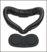 SUPERUS Face Cover Pad &amp; Lens Cover Compatible with Oculus/Meta Quest 2 Accessories (Black)
