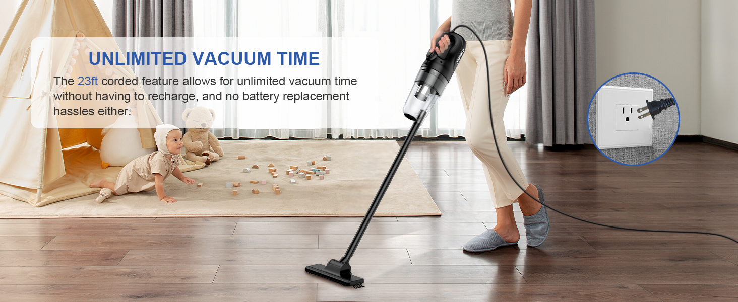 floor corded vacuum