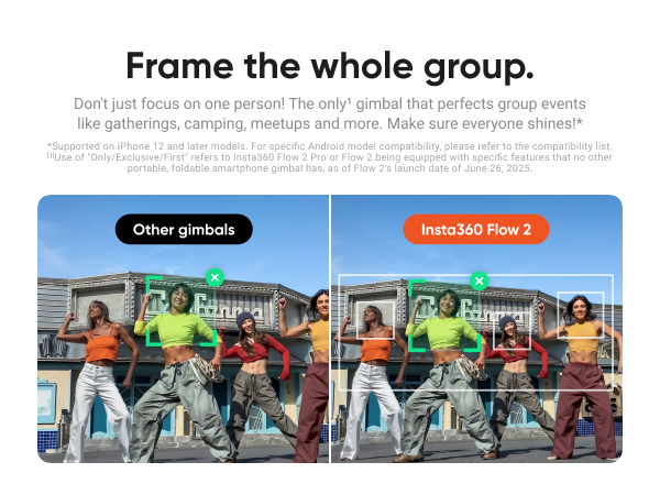 Intsa360 Flow 2 White Gimbal Stabilizer for Smartphone