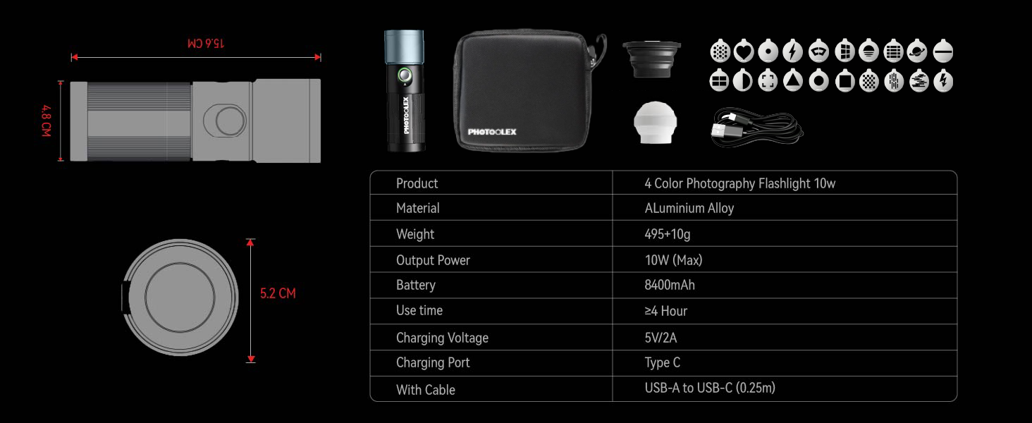 photography flashlight