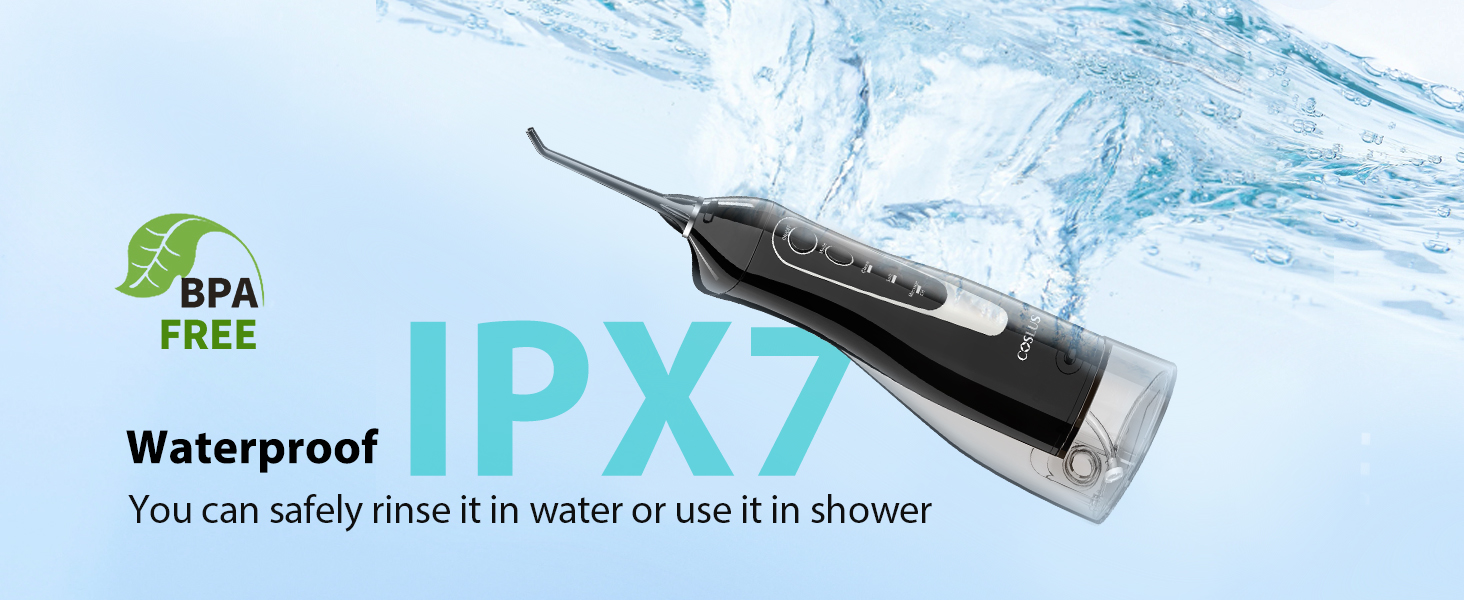 COSLUS Water Teeth Flosser Teeth: Portable Cordless flossfloss tooth