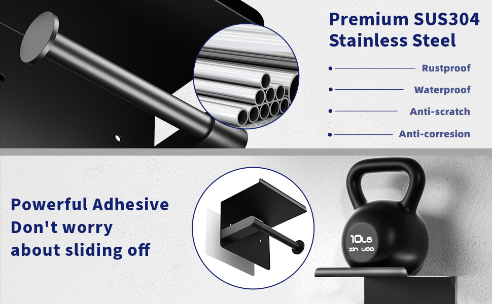 matte black toilet paper holder