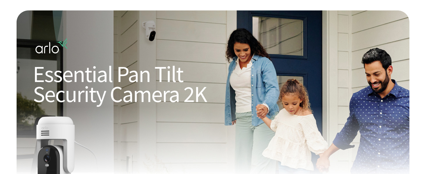 Arlo Essential Pan Tilt Security Camera 2K