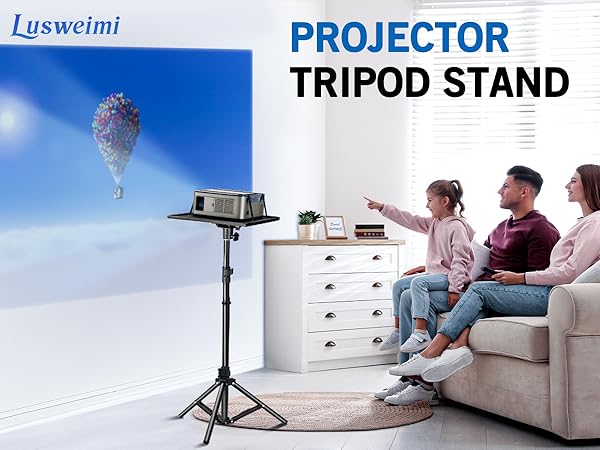Lusweimi Projector Tripod Stand