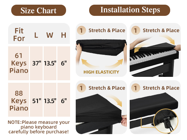 Size Chart Installation Steps