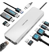 WAVLINK Laptop Docking Station, Docking Station Dual Monitor for HDMI | Single 4K@60Hz, 100W PD i...