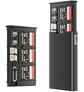 BUDI Pop-up Design Memory Card Case Crush &amp; Shockproof Memory Card Wallet for Micro SD SDXC SDHC ...