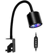 NICREW 30W Reef LED Aquarium Light, Dimmable Marine LED Light with Dual Channel Wired Controller,...